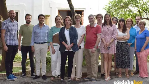Participantes en el encuentro promovido por la Asociaci&oacute;n PAX-Patios de la Axerqu&iacute;a