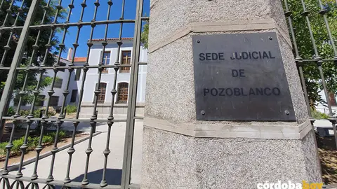 Juzgados de Pozoblanco, en una imagen de archivo