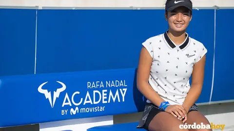 Alex Eala en la Academia de Rafa Nadal