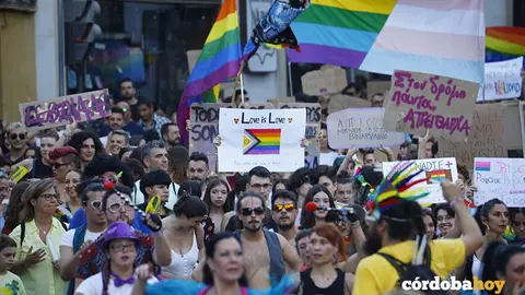Manifestaci&oacute;n en C&oacute;rdoba por los derechos del colectivo LGTBI 2022