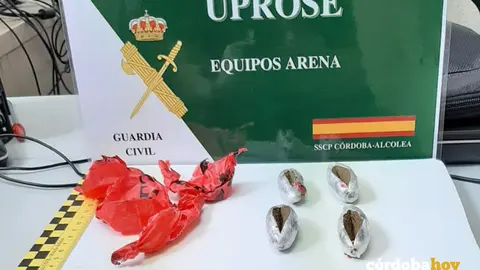 Droga aprehendida a la mujer en el Centro Penitenciario de C&oacute;rdoba