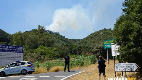 Incendio en la Sierra