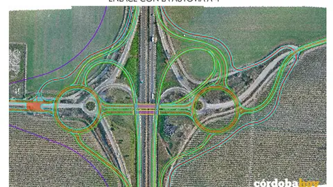 Nuevo enlace de la Autov&iacute;a de Andaluc&iacute;a con la Base Log&iacute;stica