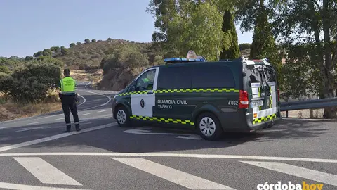 Agentes del Subsector de Tr&aacute;fico de la Guardia Civil en C&oacute;rdoba
