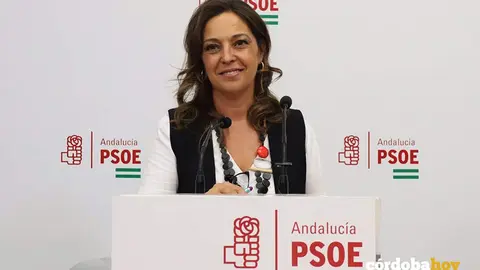 La portavoz adjunta del PSOE en el Parlamento andaluz Isabel Ambrosio