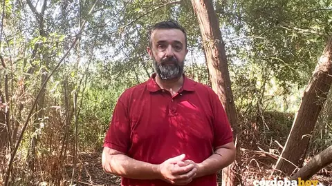 Rafael Saco, a orillas del Guadalquivir