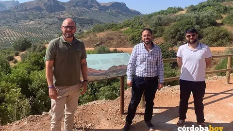 Visita del delegado de Infraestructuras Rurales de la Diputaci&oacute;n de C&oacute;rdoba, Manuel Olmo, al municipio de Carcabuey