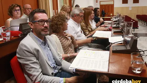 Jos&eacute; Antonio Romero, portavoz del PSOE, en un Pleno FOTO RAFA MELLADO SENIOR
