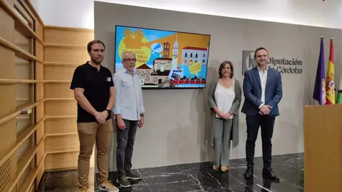 La delegada de Cultura de la Diputaci&oacute;n de C&oacute;rdoba, Salud Navajas, en la presentaci&oacute;n de la Muestra de Cine Rural de Dos Torres