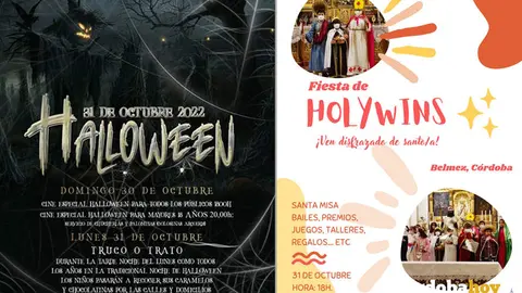 Los dos carteles de las fiestas belmezanas