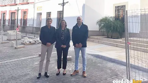La delegada de Justicia, Administraci&oacute;n Local y Funci&oacute;n P&uacute;blica, Raquel L&oacute;pez, en su visita a Espiel