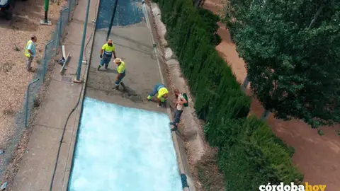 El proyecto Smatcar construye un tramo de carretera en Rabanales con materiales reciclados