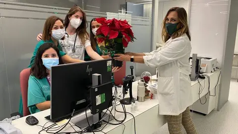 Decoraci&oacute;n de Navidad en el Hospital Reina Sof&iacute;a