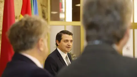 Jos&eacute; Mar&iacute;a Bellido, poco antes de un Pleno FOTO PATRICIA CACHICERO