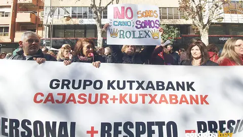 Primera huelga de Cajasur en su historia
