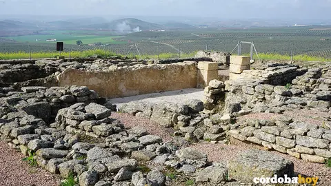 Yacimiento de Ategua, en la barriada de Santa Cruz