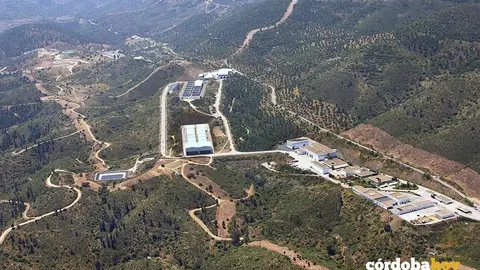 Vista a&eacute;rea de El Cabril en una imagen de Enresa, en una imagen de archivo