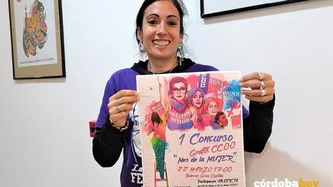 La secretaria de Juventud de CCOO de C&oacute;rdoba, Rosa Buend&iacute;a, en una imagen de archivo