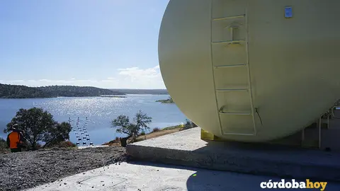 la Visita a las obras de conexi&oacute;n entre La Colada y Sierra Boyera