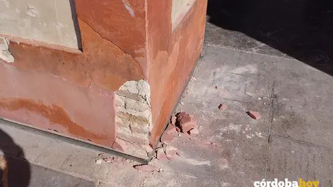 Deterioro en la Plaza de La Corredera