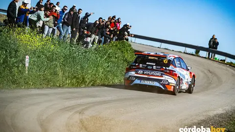 Un momento del 40 Rallye Internacional Sierra Morena