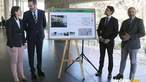 Cristina Casanueva, Adolfo Molina, Eduardo Guti&eacute;rrez y Bernardo Jordano