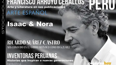 Francisco Arroyo en la protada de la edici&oacute;n peruana de la revista sueca Designer