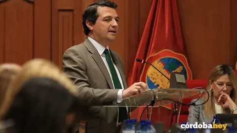 Jos&eacute; Mar&iacute;a Bellido en el debate del estado de la ciudad de 2023, en una imagen de archivo FOTO RAFA MELLADO SENIOR