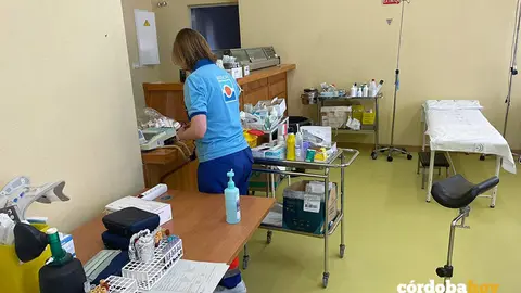 El centro de d&iacute;a de Belmez preparado como ambulatorio provisional por la Junta y el Ayuntamiento