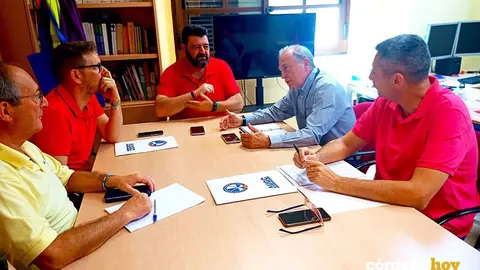 Reuni&oacute;n entre responsables de UGT y AUGC de C&oacute;rdoba