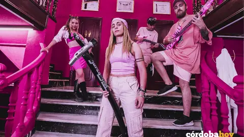 El grupo cordob&eacute;s Dreadsistance, en la grabaci&oacute;n del video 'Gilipollas'