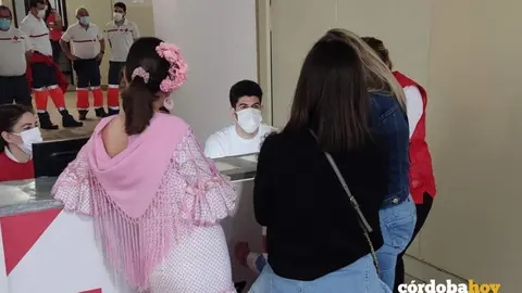 Atenciones de la Cruz Roja en la Feria