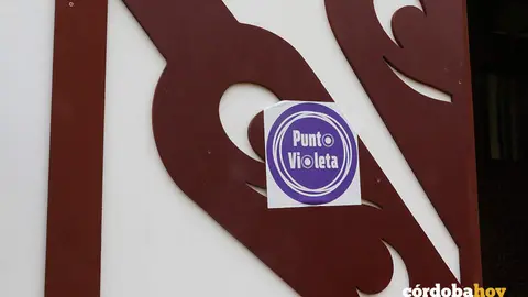 Punto violeta en la Feria, en una imagen de archivo