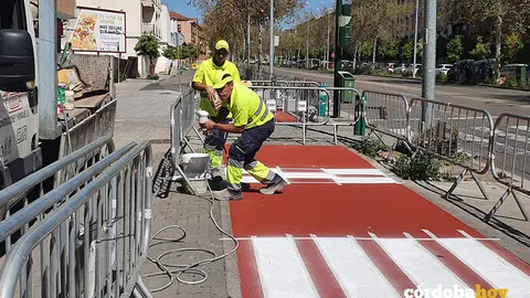Ejecuci&oacute;n de carriles-bici en la capital cordobesa