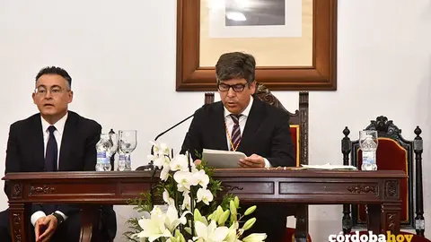Rafael Llamas, en el Pleno de investidura de Montilla