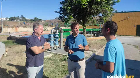 Salvador Fuentes visita la EDAR de Pe&ntilde;arroya-Pueblonuevo en una imagen de archivo