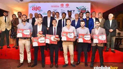 Los Premios AJE C&oacute;rdoba, en una edici&oacute;n anterior