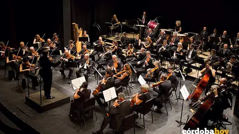 La Orquesta de C&oacute;rdoba durante uno de sus conciertos, en una imagen de archivo