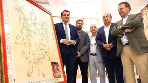 Presentaci&oacute;n del programa por las Fiestas Patronales de la Federaci&oacute;n de Pe&ntilde;as, en torno a San Rafael, con el preg&oacute;n de Paco Lara y el cartel in&eacute;dito de Pablo Garc&iacute;a Baena FOTO RAFA MELLADO SENIOR