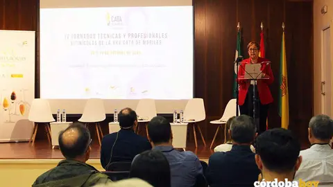 Inauguraci&oacute;n de las IV Jornadas T&eacute;cnicas y Profesionales Vitivin&iacute;colas que se est&aacute;n celebrando como antesala de la XXV Cata del Vino