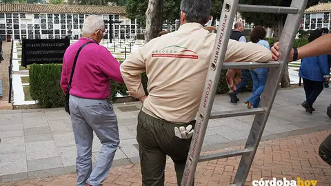 D&iacute;a de Todos los Santos de 2023 en el cementerio de San Rafael de C&oacute;rdoba