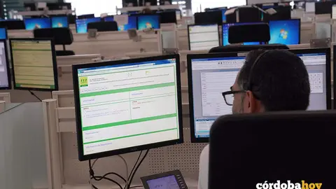 Imagen de archivo de la sala de Emergencias 112 Andaluc&iacute;a