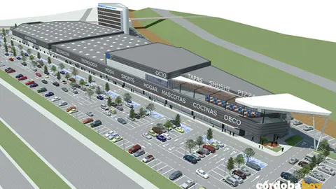 Infograf&iacute;a del proyecto que Mitiska REIM quiere ubicar en el Parque Comercial Rabanales 21