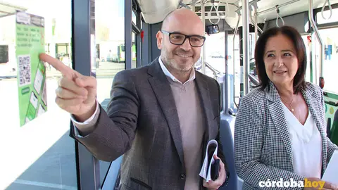 El presidente y la gerente de Aucorsa, Bernardo Jordano y Ana Tamayo, respectivamente, en una imagen de archivo