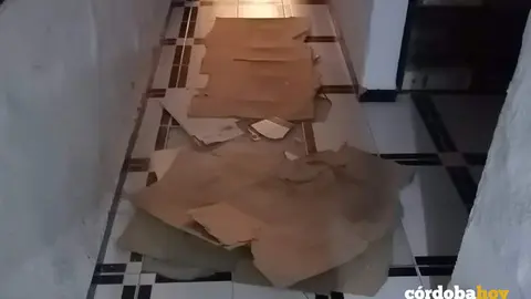 Estado del antiguo cuartel de la Guardia Civil en Puente Genil