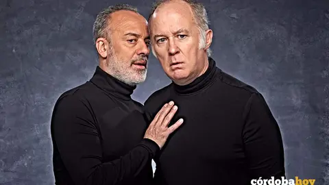 Javier Guti&eacute;rrez y Luis Bermejo, en El Traje FOTO SERGIO PARRA