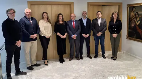 Imagen de los integrantes del jurado que ha concedido el XIII Premios 'Ricardo L&oacute;pez Crespo' en la modalidad de Patrimonio
