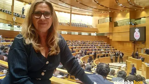 La senadora del PSOE por C&oacute;rdoba Mar&iacute;a &Aacute;ngeles Luna