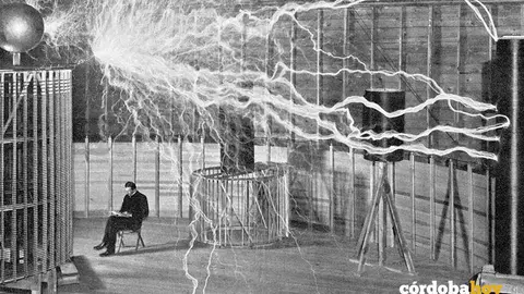 Imagen de la exposici&oacute;n de La Caixa sobre Nikola Tesla. El genio de la electricidad moderna