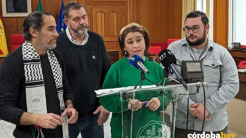 Juan Hidalgo, Jos&eacute; Antonio Prados, Irene Ruiz e Iv&aacute;n Fern&aacute;ndez esta ma&ntilde;ana